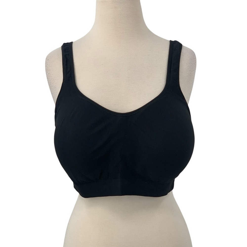 Truekind By Shapermint Women's Daily Comfort Wirefree Shaper Bra Black Size 3XL - Picture 5 of 10